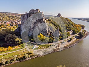 Devon castle near Bratislava, Slovakia