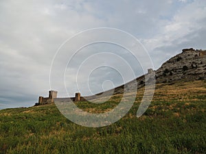 Old beautiful fortress in ruins photo