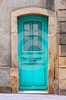 Old and beautiful ornate French door