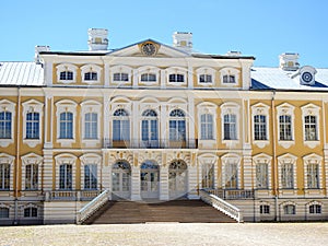 Old beautiful Rundale palace building, Latvia