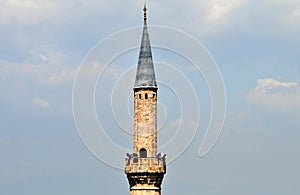 Old and beautiful Sinan pasha minaret, Prizren Kosovo
