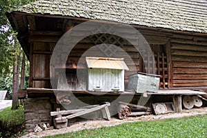 Old bee hives