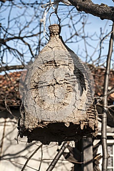 Old beehive for wild bees