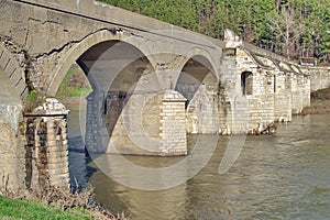 Old Belenski bridge - Landmark attraction in Bulgaria