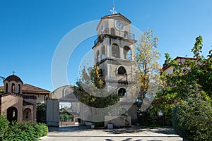 Old belfry in northern Greece