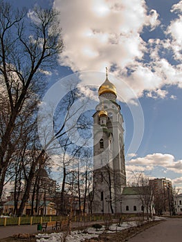 Old Believer Orthodox Christian Church on Rogozhskaya Street in Moscow.