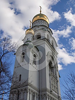 Old Believer Orthodox Christian Church on Rogozhskaya Street in Moscow.