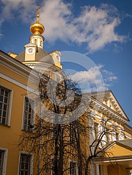 Old Believer Orthodox Christian Church on Rogozhskaya Street in Moscow.