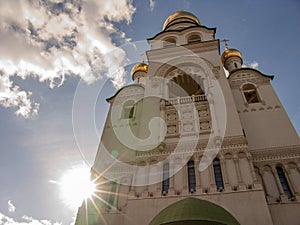 Old Believer Orthodox Christian Church on Rogozhskaya Street in Moscow.