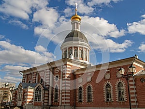 Old Believer Orthodox Christian Church on Rogozhskaya Street in Moscow.