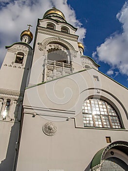 Old Believer Orthodox Christian Church on Rogozhskaya Street in Moscow.