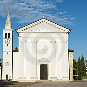 Old bell tower in the central square