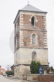 Old bell tower in Wislica