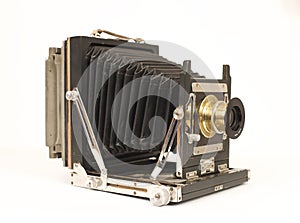Old bellows camera