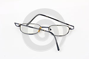 Old bent glasses