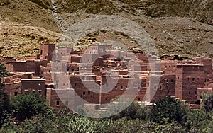 Old berber architecture in the mountains