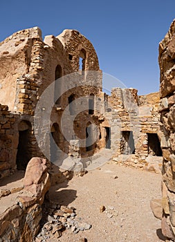 Old Berber settlement Ksar Beni Barka in Tunisia