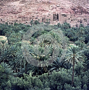 Old Berber village in the Atlas mountains