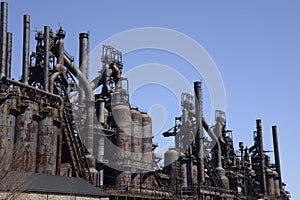 Old Bethlehem steel factory in Pennsylvania