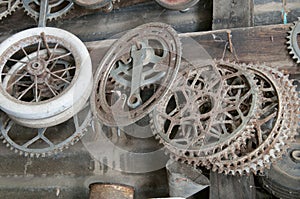 Old Bicycle Parts