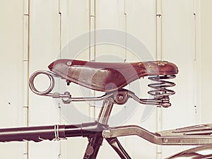 Old bicycle (vintage effect style)