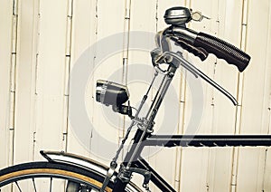 Old bicycle (vintage effect style)