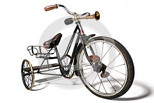 Old bike in retro style