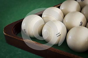 Old billiard balls