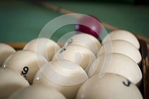 Old billiard balls