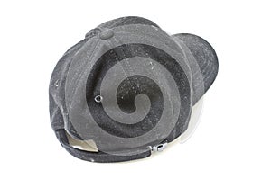 Old black cap dirty