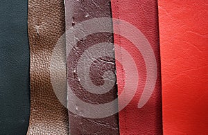 Old black leather texture background