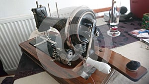 Old Black Sewing Machine
