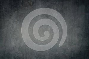 Old black wall with dark vignette borders