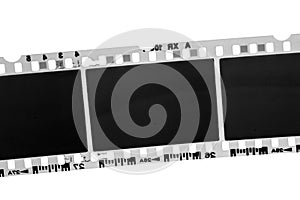 Old black and white photographic film