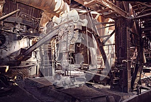 Old blast furnace workshop
