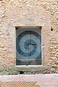 Old blue door, Italy