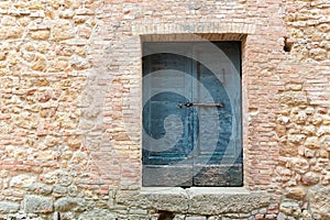 Old blue door, Italy