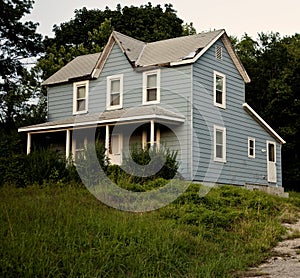 Old Blue Farmhouse photo