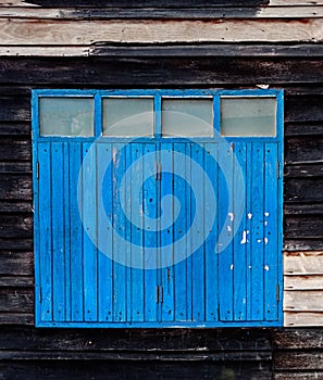 Old Blue Window