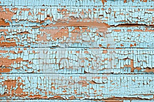 Old blue wood wall texture and background