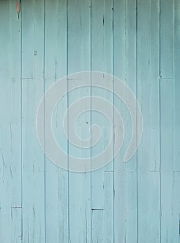 Old blue wood wall