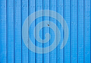 Old blue wooden plank background