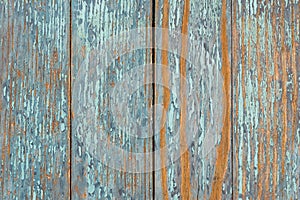 Old blue wooden table with grunge, abstract texture background.