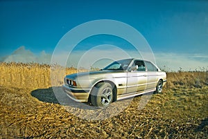 Old BMW of 5 series photo