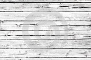 Old Board painted with white paint. White wood texture, background