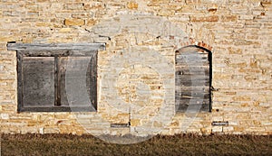 An old boarded up shed