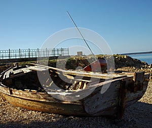 Old Boat On The Coast