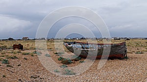 Old Boat in Dungeness in Southern England