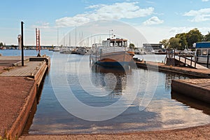 Old Boat At The Harbour