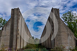 Old boat lift without function